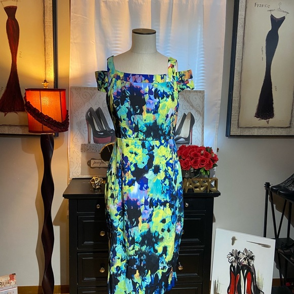 Multi color Summer dress - Picture 2 of 3